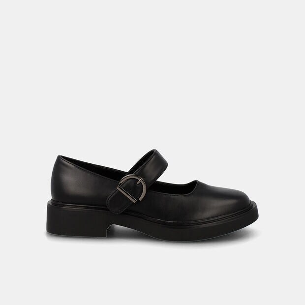 Mocasines Mujer Bata Zamina, NEGRO