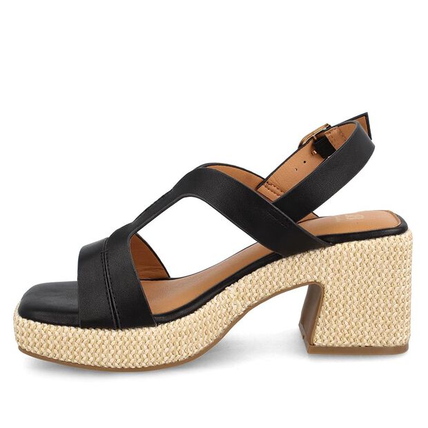 Sandalia Mujer Bata Fonk, NEGRO