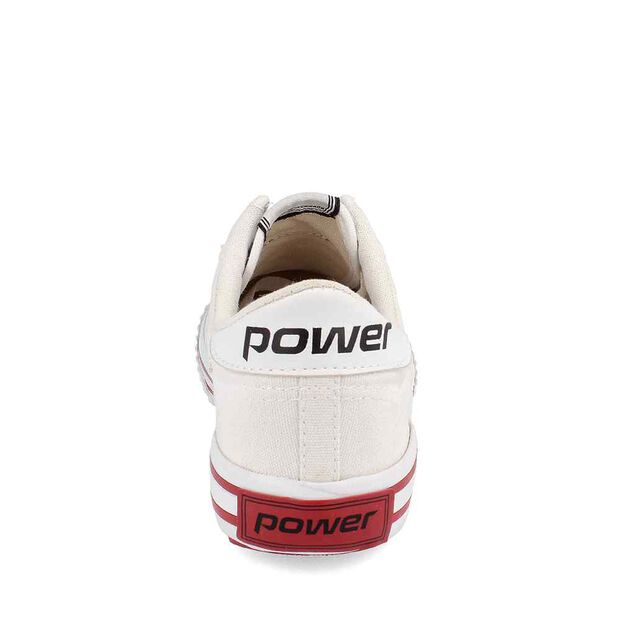 Zapatilla Urbana Power Mujer Retro  , BLANCO