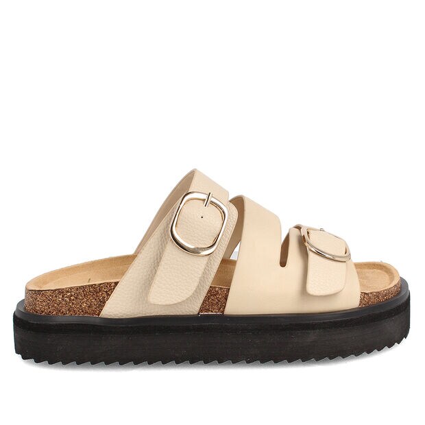 Sandalia Mujer Bata Trini, BLANCO BRILLANTE