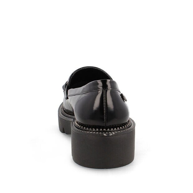 Mocas&iacute;n Bata Red Label Mujer Fran, NEGRO