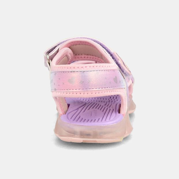 Sandalia con Luces Niña Bubblegummers Unai  , BURGUNDY (o BORGOÑA)