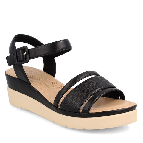 Sandalia Mujer Bata Comfit Ciarnsa, NEGRO