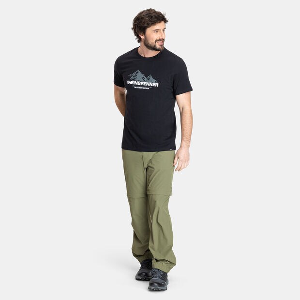 Polera Manga Corta Hombre Weinbrenner Estepa , NEGRO