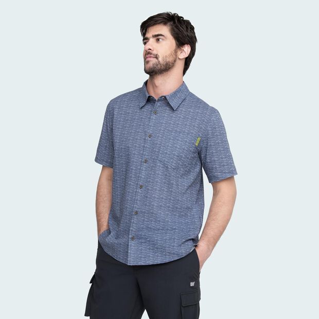 Camisa Hombre Weinbrenner Cusco   , AZUL