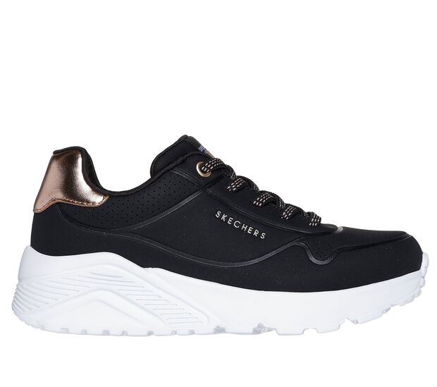 Zapatilla Ni&ntilde;a Skechers Uno Lite, NEGRO