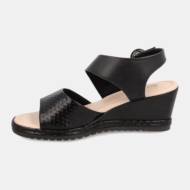 Sandalia Mujer Bata Kimmi, NEGRO