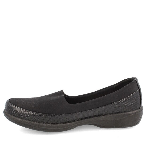 Mocas&iacute;n Mujer Bata Comfit Tali , NEGRO
