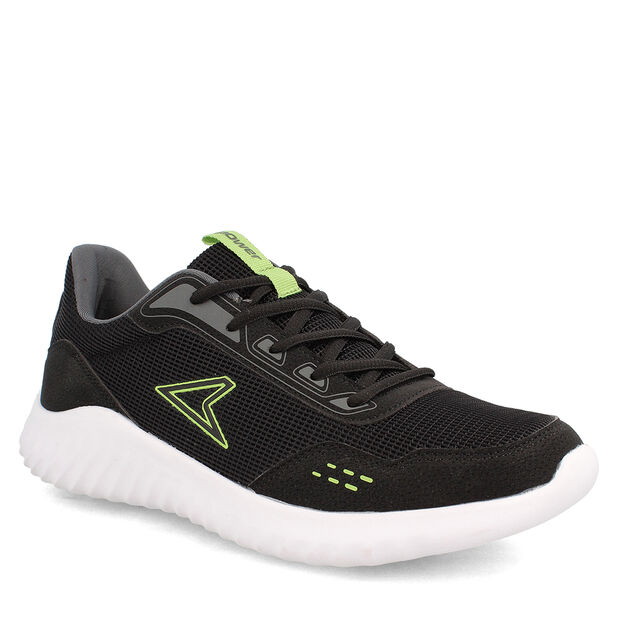 Zapatilla Deportiva Hombre Power Alter Running, NEGRO
