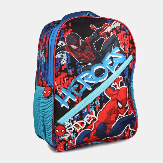 Mochila Ni&ntilde;o Bubblegummers Spiderman Ci, AZUL