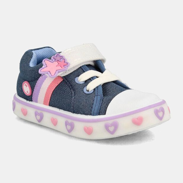 Zapatilla con Luces Ni&ntilde;a Bubblegummers Bloom     , AZUL