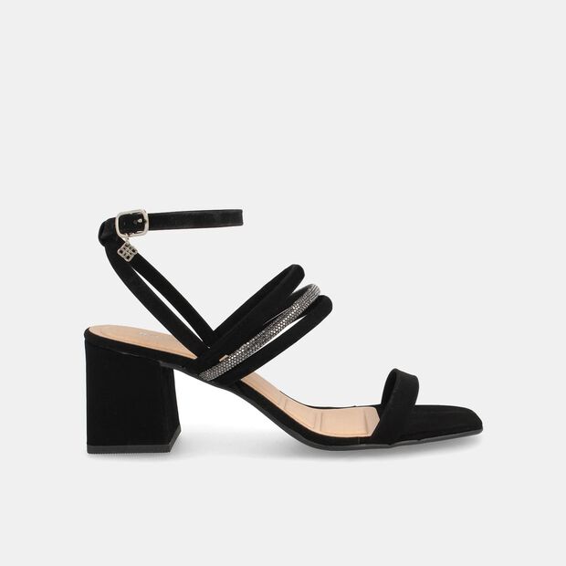 Sandalia Mujer Bata Red Label Radiant, NEGRO
