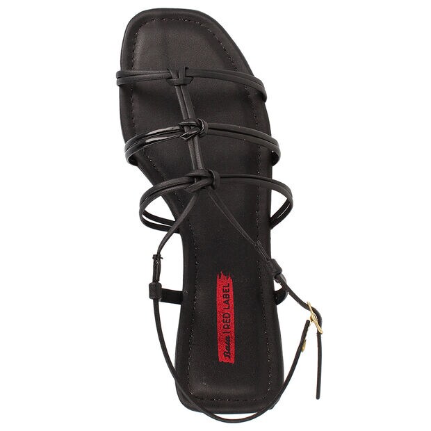 Sandalia Mujer Bata Red Label Jaylin, NEGRO