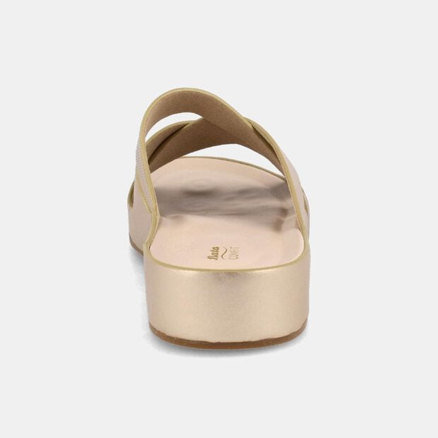 Sandalia Mujer Bata Comfit Curissay, AMARILLO