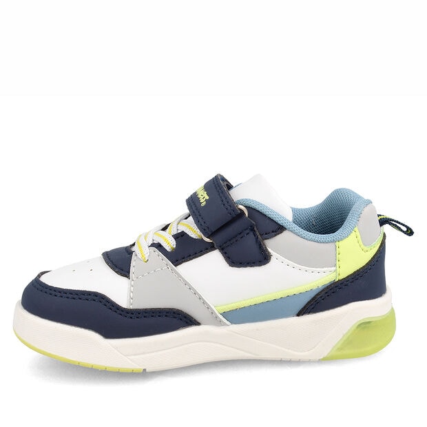 Zapatilla con Luces Ni&ntilde;o Bubblegummers Dakar     , PLATA