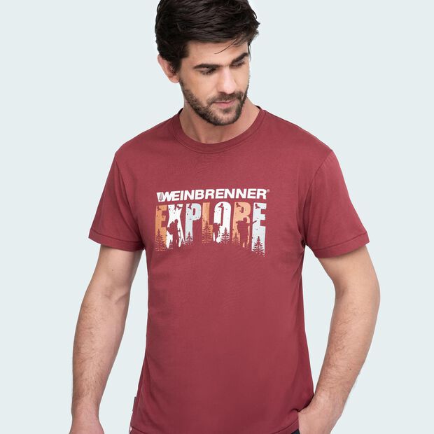 Polera Hombre Weinbrenner Lircay   , BURGUNDY (o BORGO&Ntilde;A)