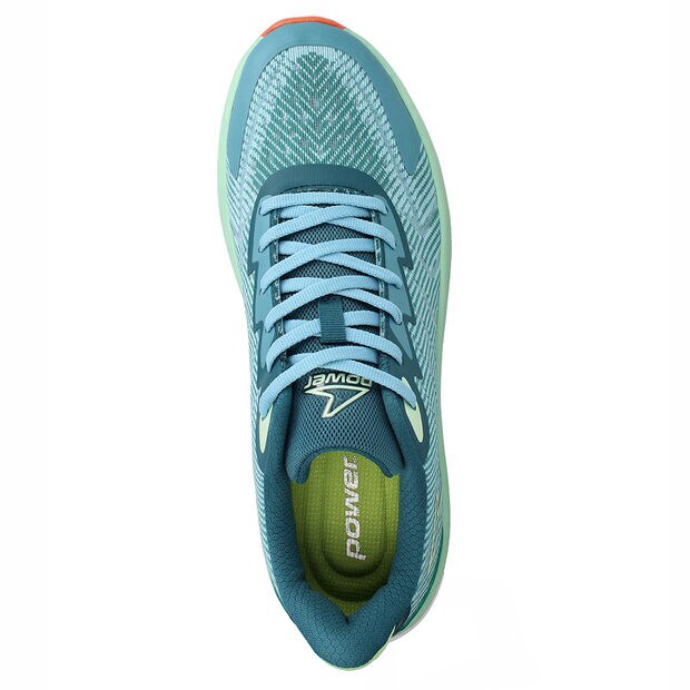 Zapatilla Deportiva Hombre Power Stride Running, NEGRO