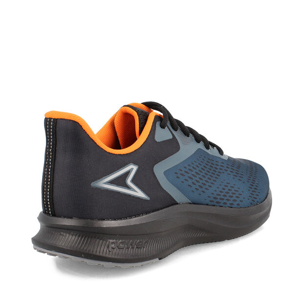 Zapatilla Deportivo Hombre Power Harrow Plus Racer Running, AZUL