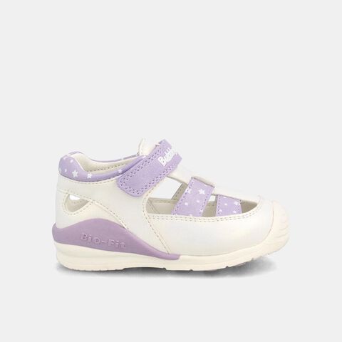 Sandalia Niña Bubblegummers Bio Fit , ACERO