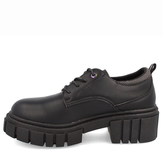 Zapato Escolar Cuero Teener Ni&ntilde;a Chumy , NEGRO