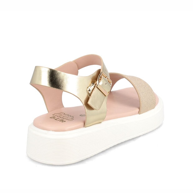 Sandalia Ni&ntilde;a Bubblegummers Dafne  , BRONCEADO