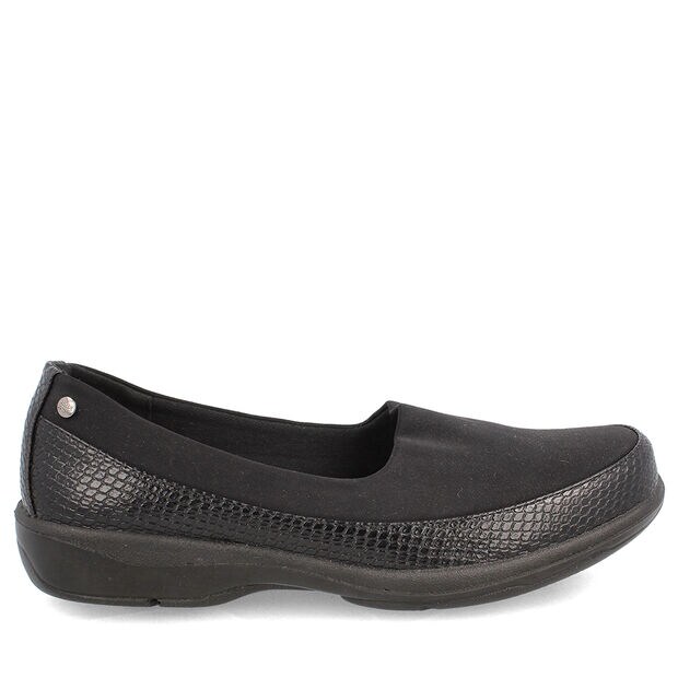 Mocas&iacute;n Mujer Bata Comfit Tali , NEGRO