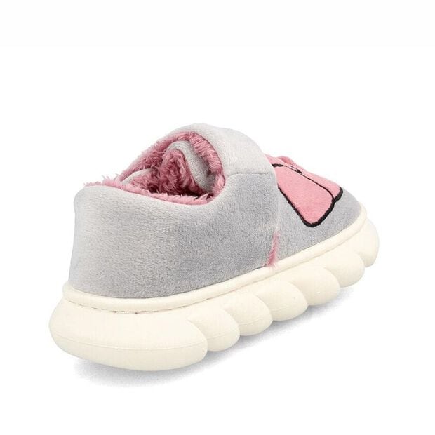Pantufla Ni&ntilde;a Bubblegummers Perro Slippers  , GRIS