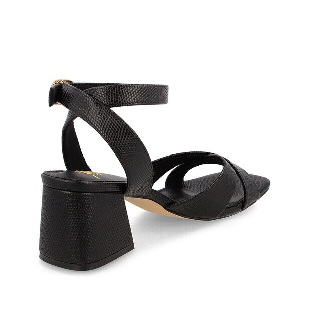 Sandalia Mujer Bata Karen, NEGRO
