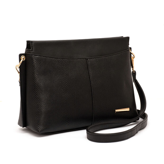 Cartera Mujer Bata Miriam, NEGRO