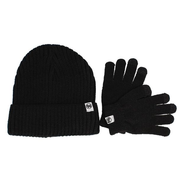 Set Gorro/Guantes Bubblegummers Ni&ntilde;o Felix , NEGRO