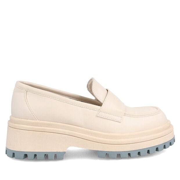 Mocasín Mujer Bata Red Label Raffa , ACERO