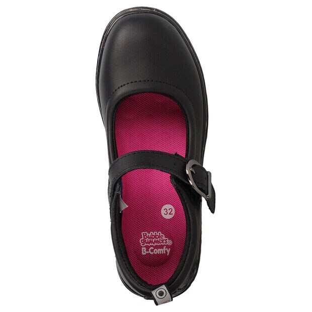 Zapato Escolar Ni&ntilde;a Bubblegummers New Ankara , NEGRO