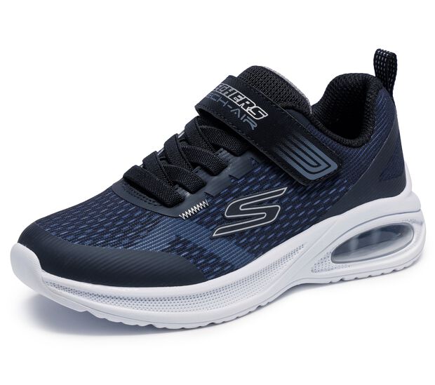 Zapatilla Ni&ntilde;o Skechers Microspec Max Advanc , NEGRO