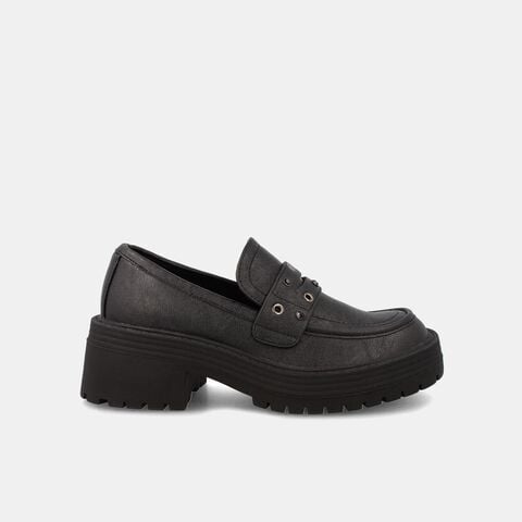 Mocasín Mujer Bata Melissa , NEGRO