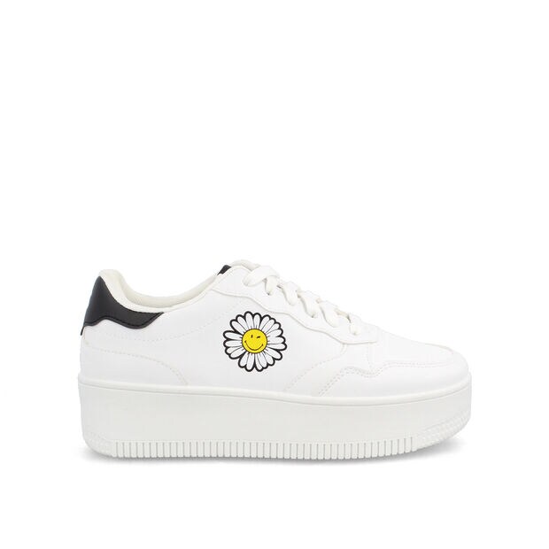Zapatilla Mujer North Star Smileyworld, BLANCO