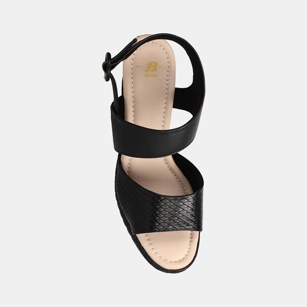 Sandalia Mujer Bata Kimmi, NEGRO