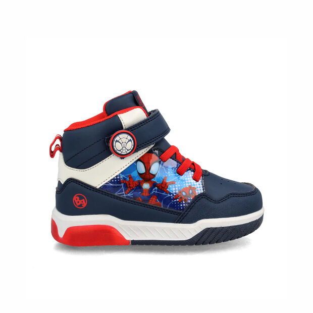 Zapatilla con Luces Niño Marvel Spiderman     , AZUL