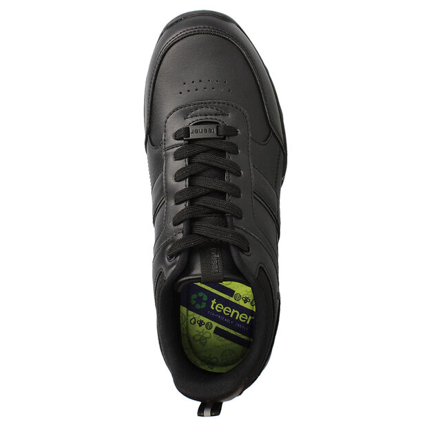 Zapato Escolar Niño Teener Lotus  , NEGRO