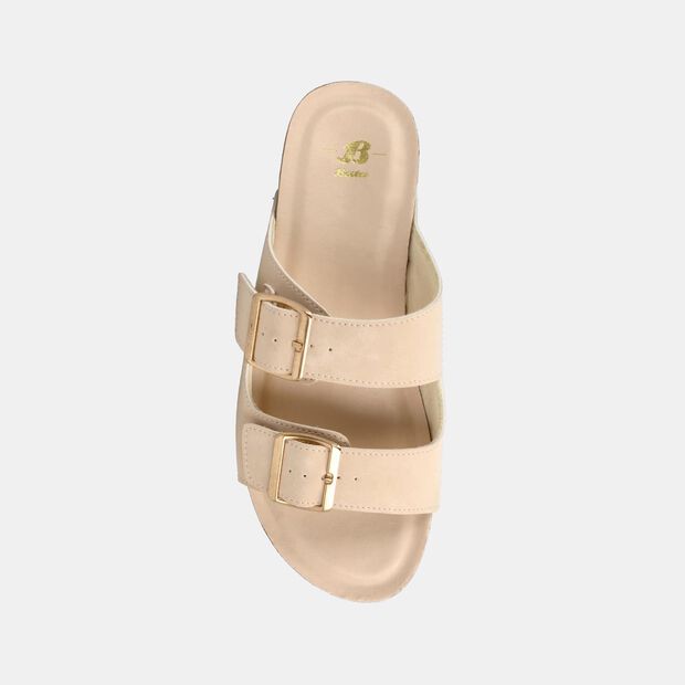 Sandalia Mujer Bata Enjoy, AMARILLO