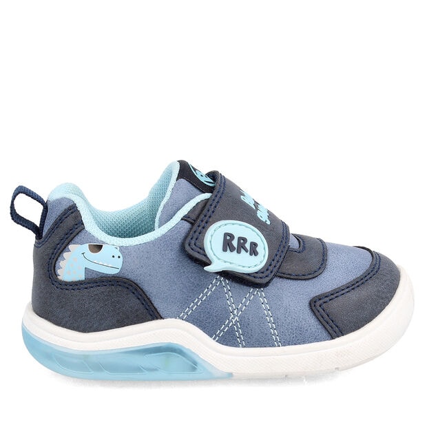 Zapatilla con Luces Ni&ntilde;o Bubblegummers Tokio     , AZUL