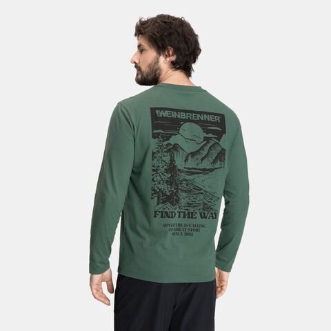 Polera Manga Larga Hombre Weinbrenner Mahe , AGUA