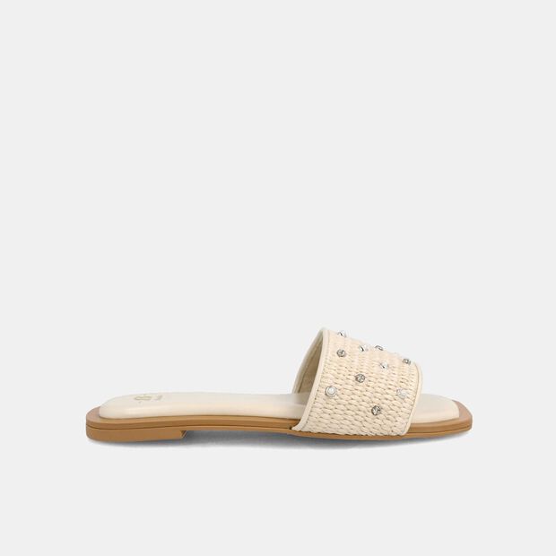 Sandalia Mujer Bata Baal, BLANCO