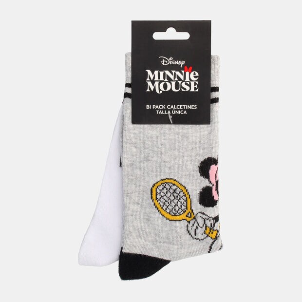 Calcetines Mujer Bata Calcetin Minnie, GRIS