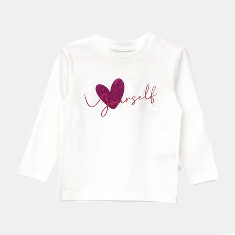 Polera Manga Larga Ni&ntilde;a Bubblegummers Carepa, BLANCO