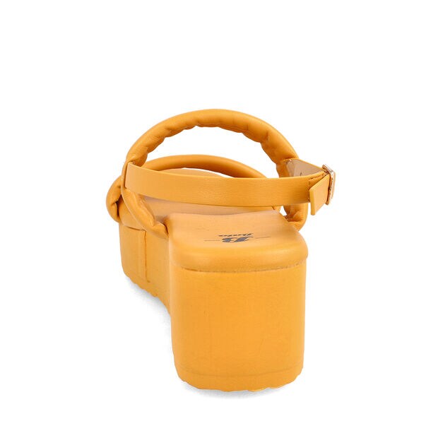 Sandalia Mujer Bata Monica, AMARILLO
