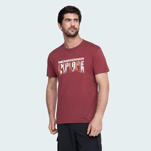 Polera Hombre Weinbrenner Lircay   , BURGUNDY (o BORGO&Ntilde;A)
