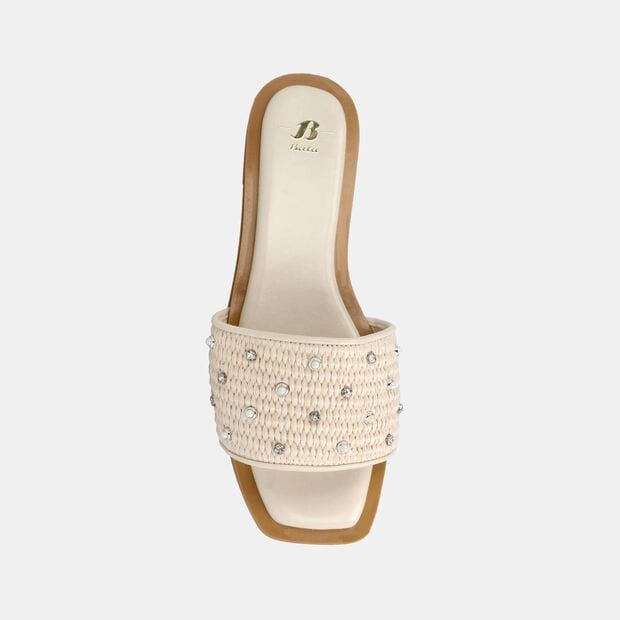 Sandalia Mujer Bata Baal, BLANCO