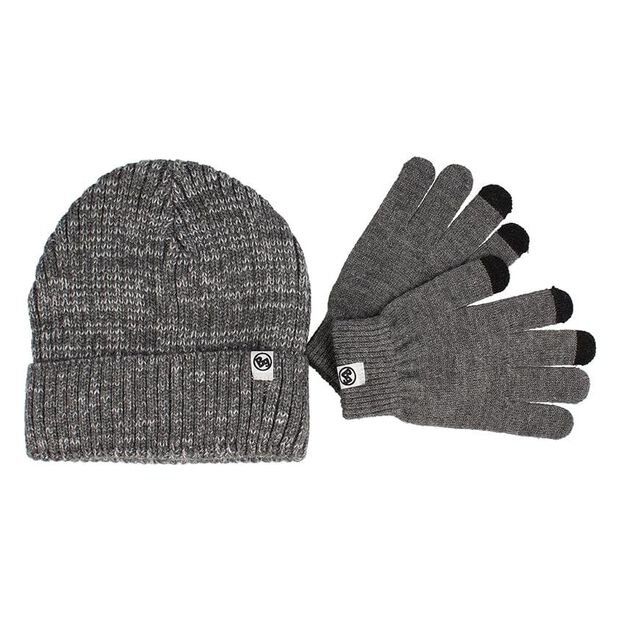 Set Gorro/Guantes Bubblegummers Ni&ntilde;o Felix , GRIS