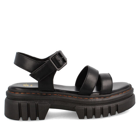 Sandalia Mujer Bata Martina, NEGRO