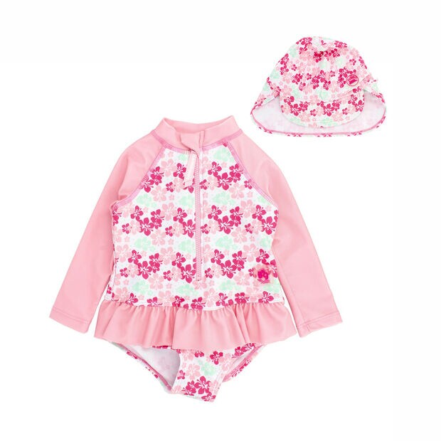 Traje de Ba&ntilde;o Ni&ntilde;a Bubblegummers Wismar , BURGUNDY (o BORGO&Ntilde;A)